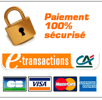 Paiement 100% sécurisé par e-transactions