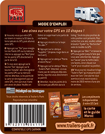 Mode d'emploi - SD-Card des Aires et Parkings au Maroc