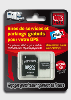Sd-Card France des Aires et Parkings camping-cars Gratuits