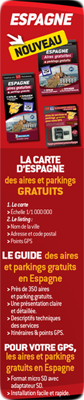 Exclusivité ! Découvrez le Guide Espagne des Aires Gratuites !