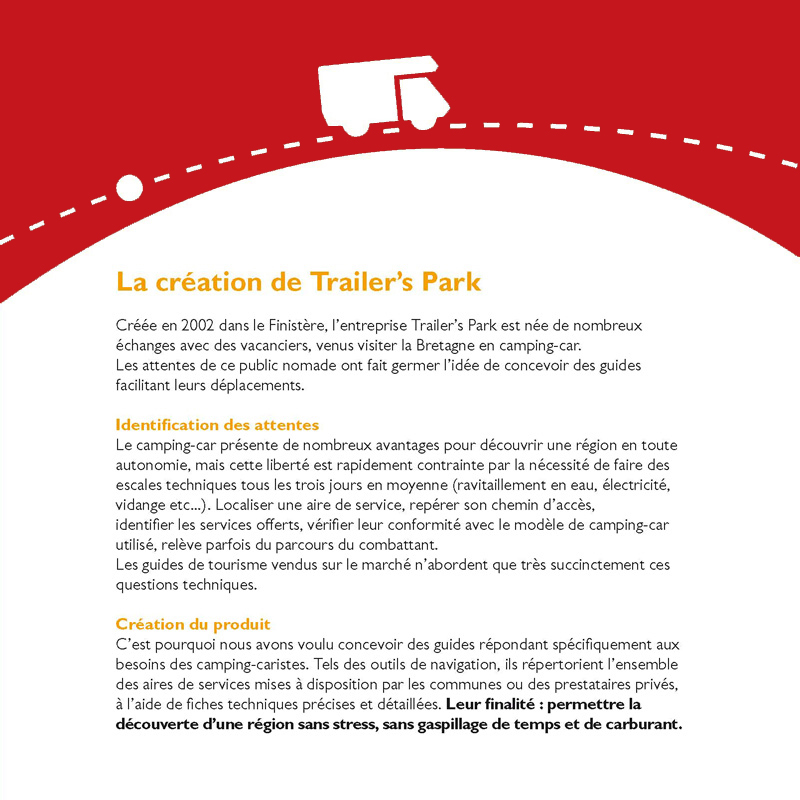 La Création de Trailer's Park : Éditeur de Guides Camping-Cars